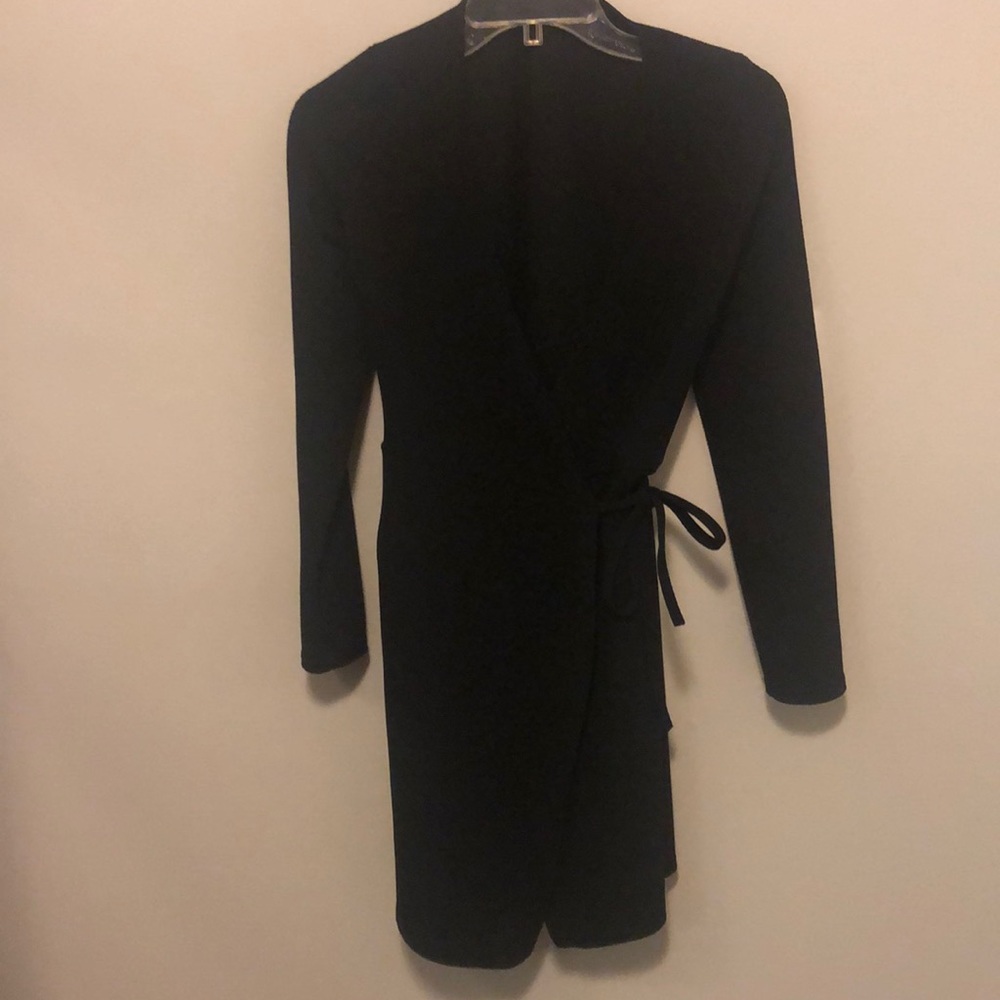Black Wrap dress